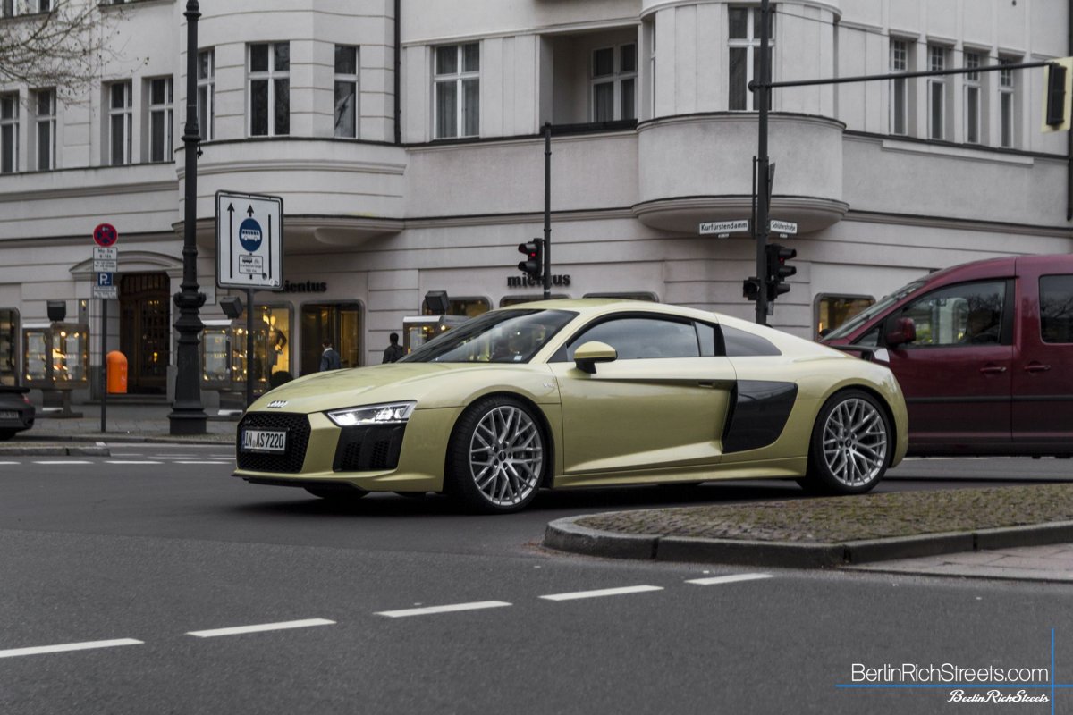 Audi R8 V10 Plus (2016) spotted in Berlin — BerlinRichStreets